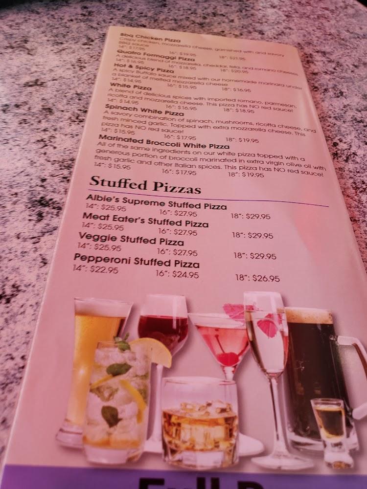 Albie's Pizza & Bar Menu image 1